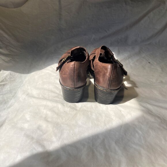 BOC Born Concept Tessie in T Moro Brown Leather Sandals size 7M - Picture 8 of 12
